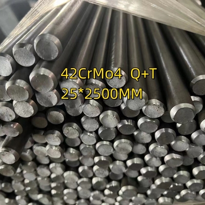 42CrMo4 Q+T Φ25x2500mm Cold Drawn Alloy Steel Bar